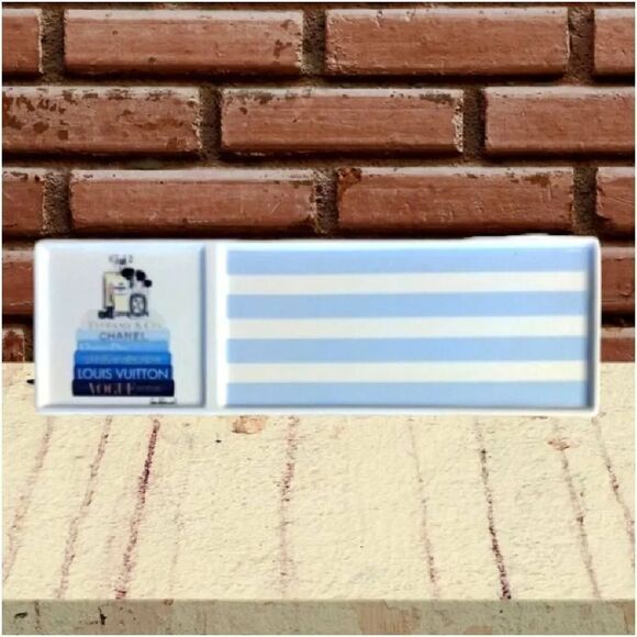 Amanda Greenwood Designer Art Glam Porcelain Trinket Decor Tray NWT - Picture 10 of 13